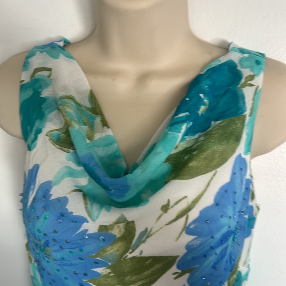 VINTAGE AFTERDARK SEQUENCE FLOOR LENGTH DRESS - Picture 6 of 11